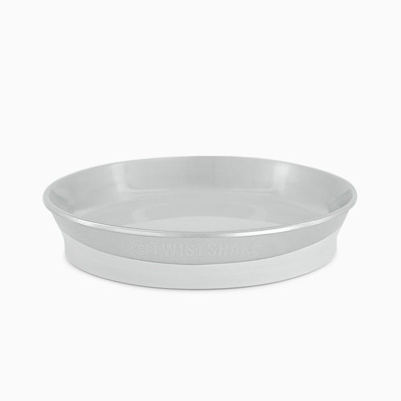 Plato Pastel Gris Twistshake +6M