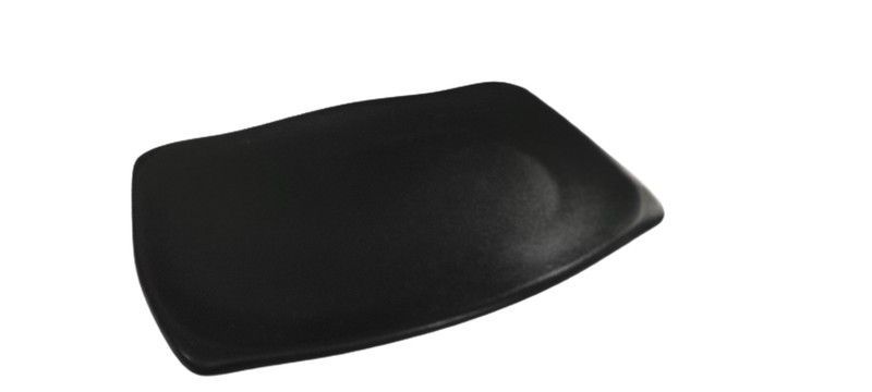 Plato rectangular 280x195mm, negro
