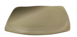 Plato rectangular 360x240mm marrón arena