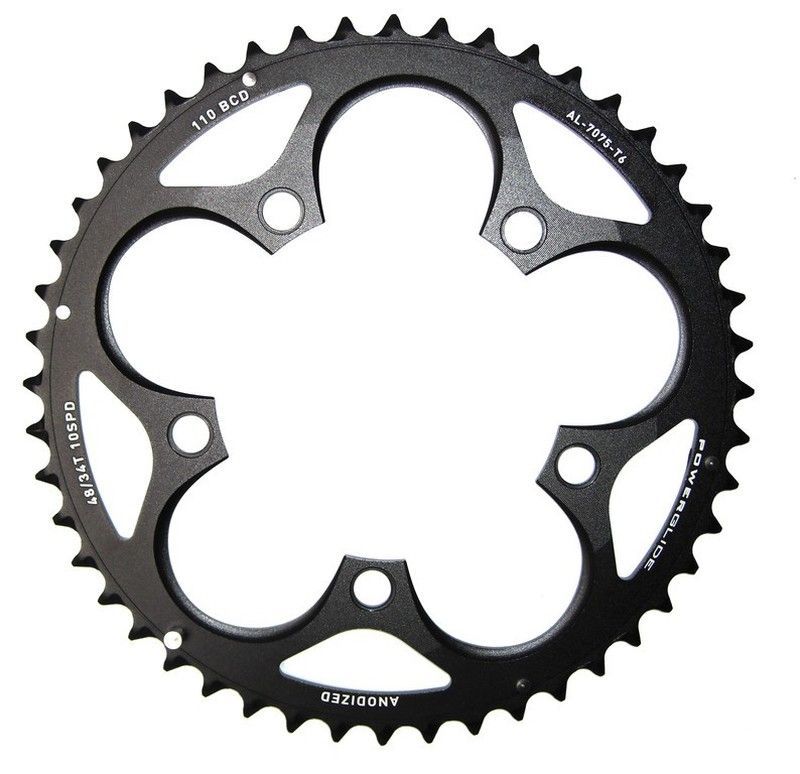 Plato sram truvativ road gxp 48d 110 bcd negro