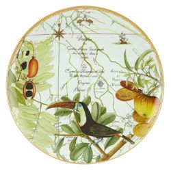 Plato XL porcelana Amazónia, Ø39,6x3,6 cm