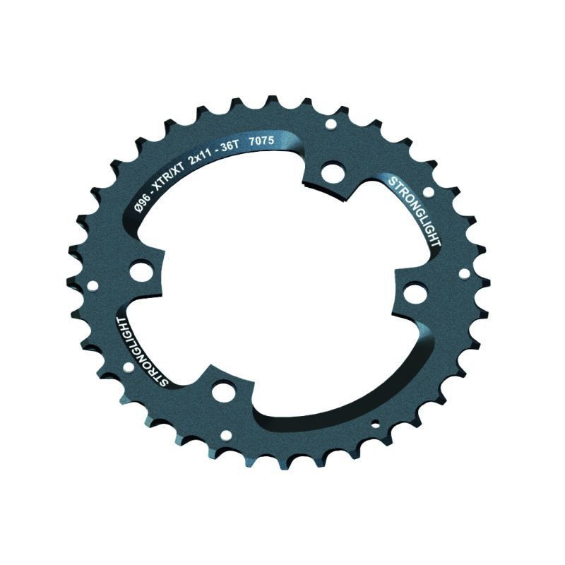 Plato xt stronglight externo 2x11 96 mm 4 brazos 34 dientes
