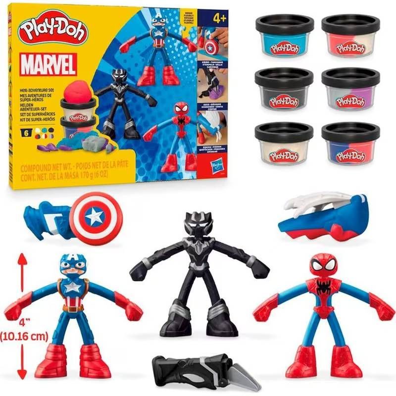 PLAY-DOH MARVEL FIGURAS DE ACCION