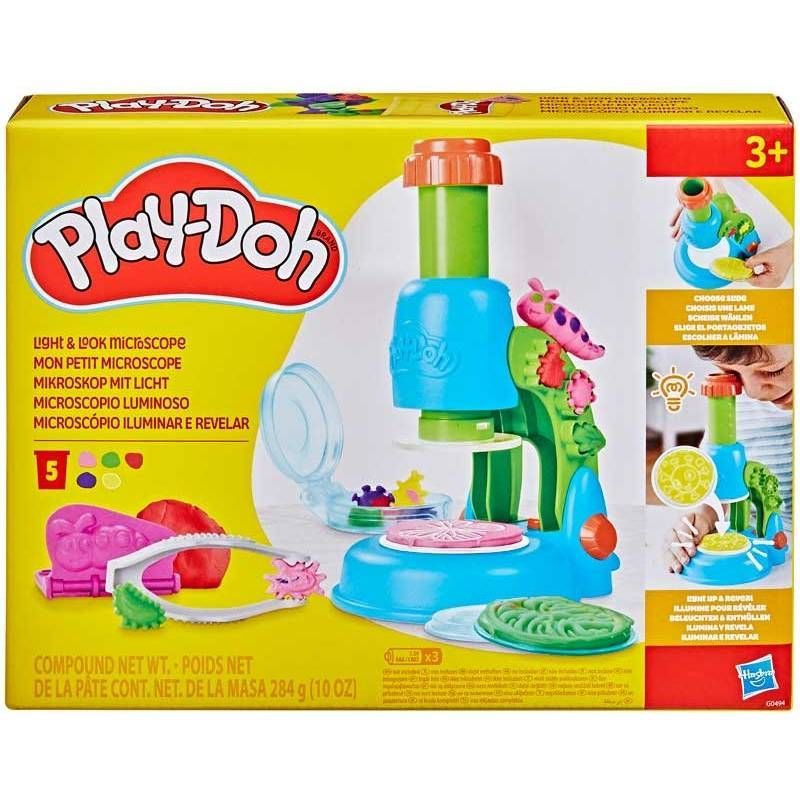 PLAY-DOH SET MICROSCOPIO LUMINOSO