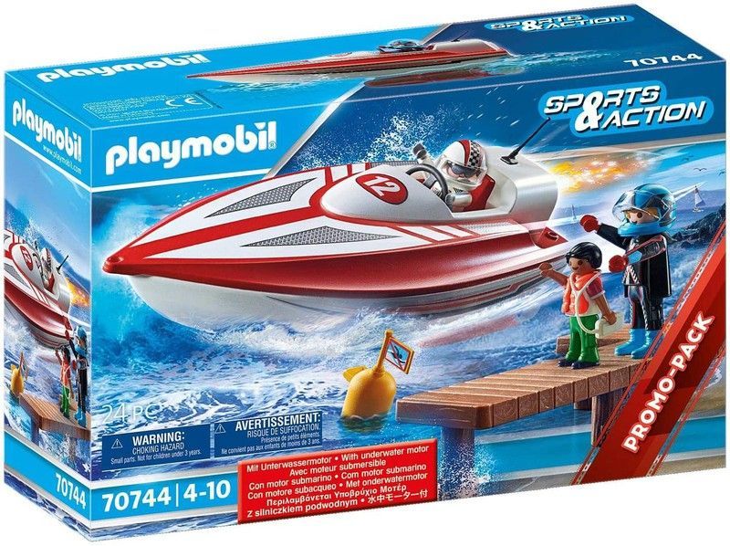 Playmobil 70744 Lancha rápida con motor sumergible