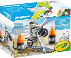 Playmobil Color Crayola Moto