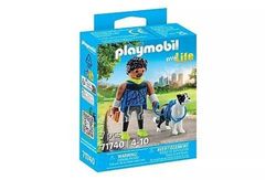 Playmobil Corredor Con Border Collie