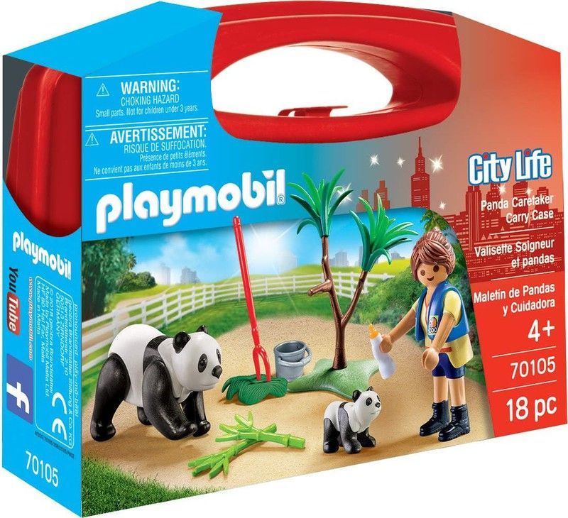 Playmobil Maletín Cuidadora Pandas