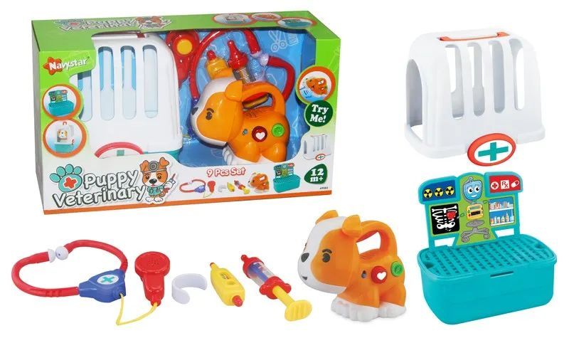 Playset Veterinario 9 Piezas