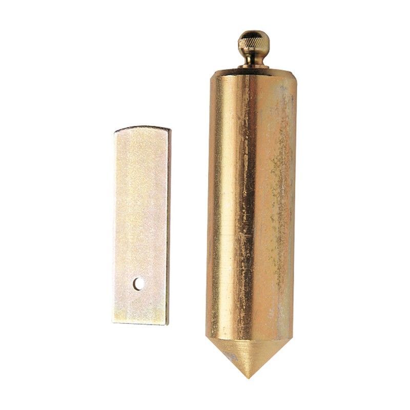 Plomada metálica Plomada Nuez Chapa Nusac 500 Grs.