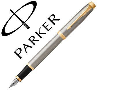 Pluma parker im metal cepillado gt