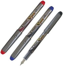 Pluma v-pen silver de pilot