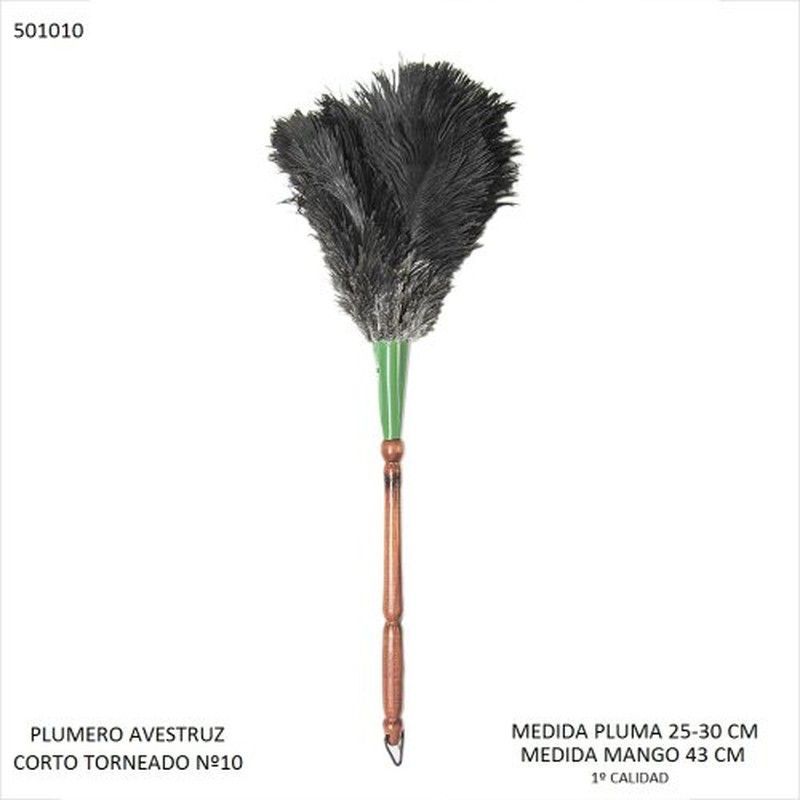 Plumero Avestruz Corto Torn. (1010) N?10
