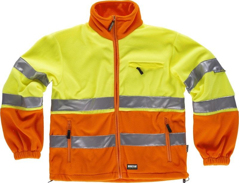 Polar alta visibilidad bicolor Naranja / Amarillo