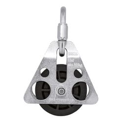 POLEA para trípode de acero, para cuerdas de 12 mm