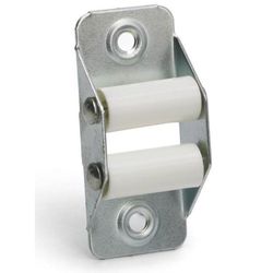 Poleita C-22 metalica con 2 rodillos Nylon