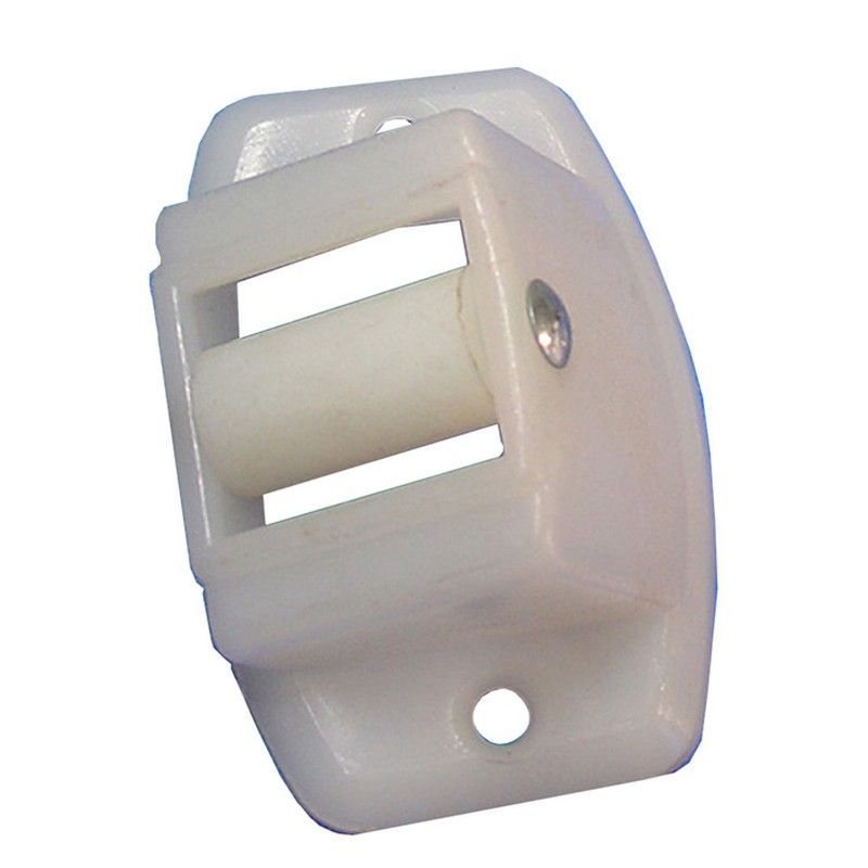 Poleita PVC inclinada de 1 rodillo para cinta de 14mm