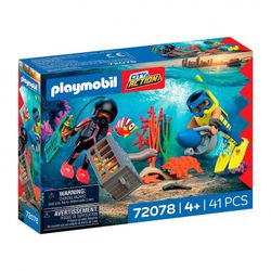 POLICIA BUZO CON TESORO