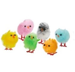 Pollitos Colores Pequeños Pascua (3.5cm) 60 unidades