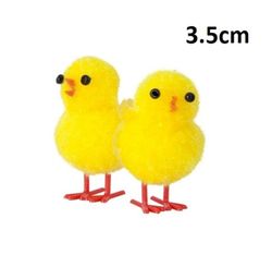 Pollitos de pascua amarillos de 3.5cm
