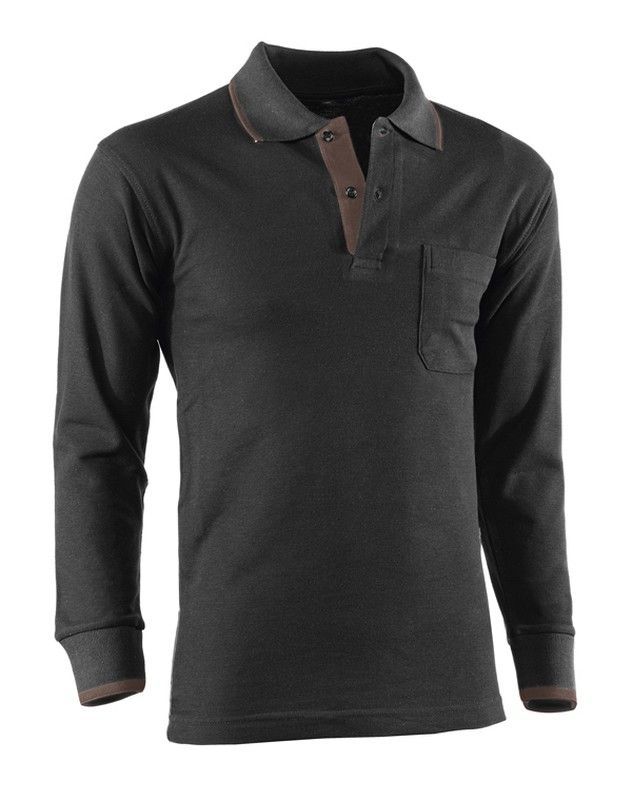 Polo Algodon M/Larga Flex XXL