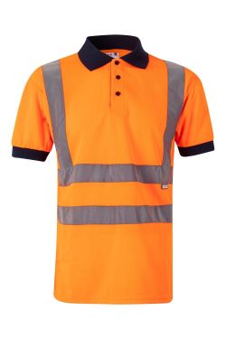 Polo bicolor manga corta AV