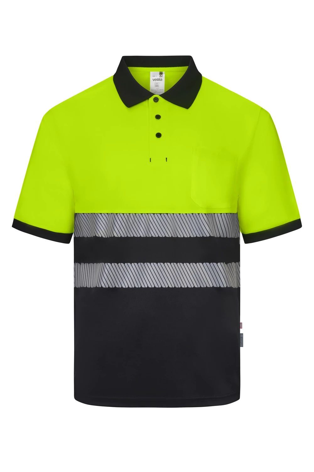 Polo bicolor manga corta CS