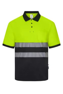 Polo bicolor manga corta CS