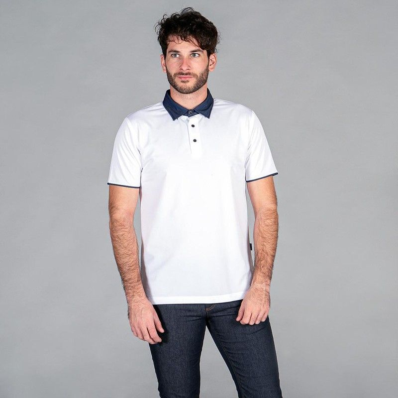 Polo de hombre en blanco o negro