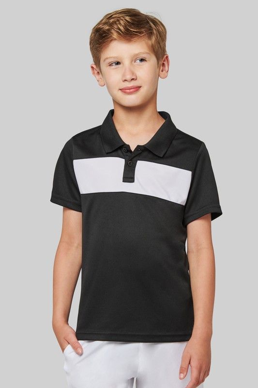 Polo de manga corta para niños