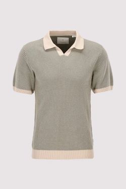Polo m/c de punto granulado Jack & Jones Vetiver