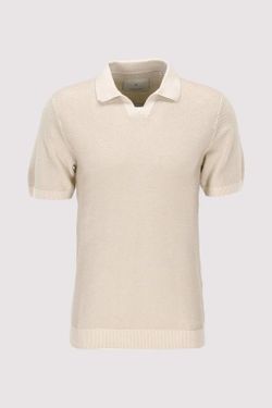 Polo m/c de punto granulado Jack & Jones Whitecap Gray