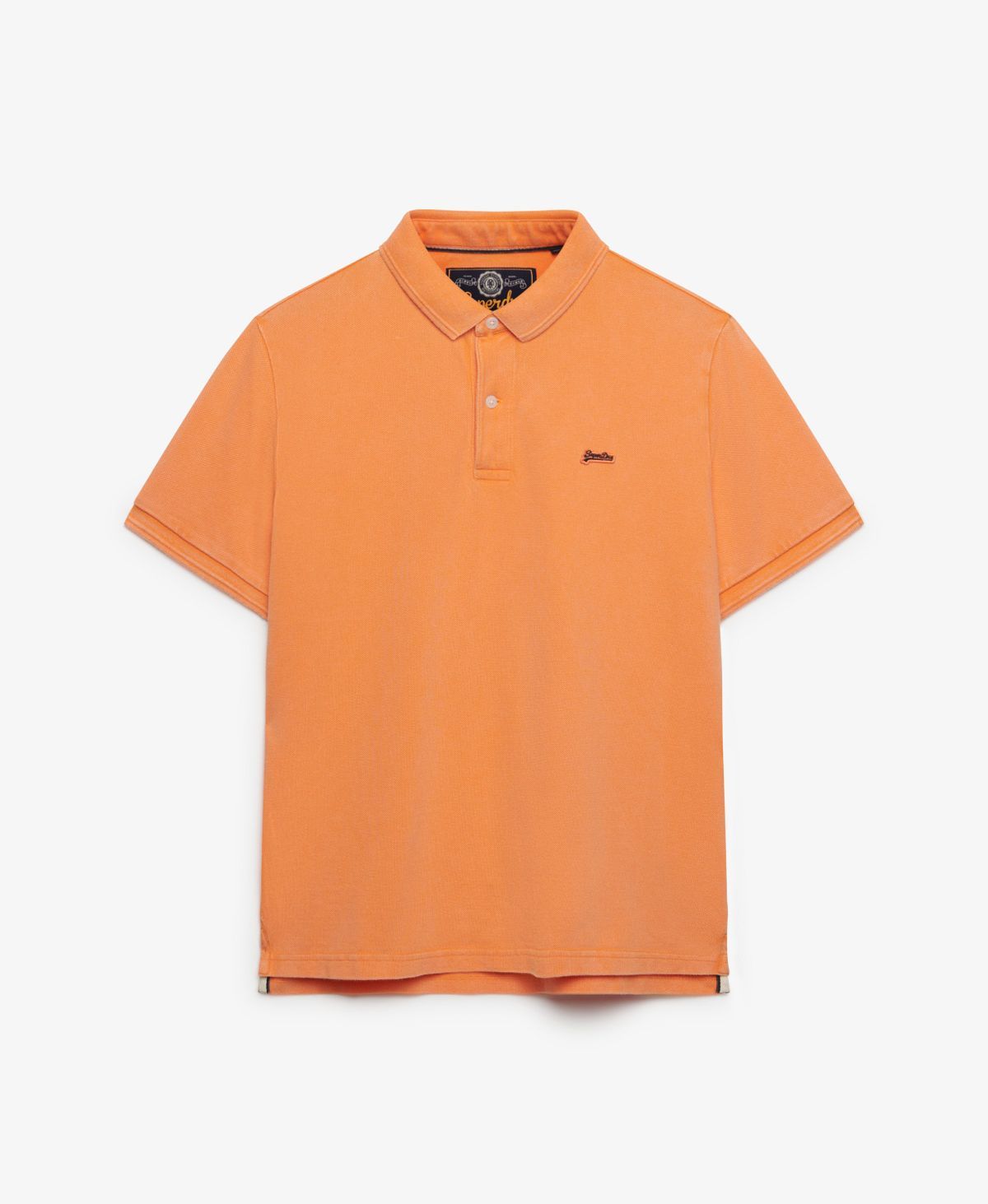 Polo m/c piqué básico Superdry Orange
