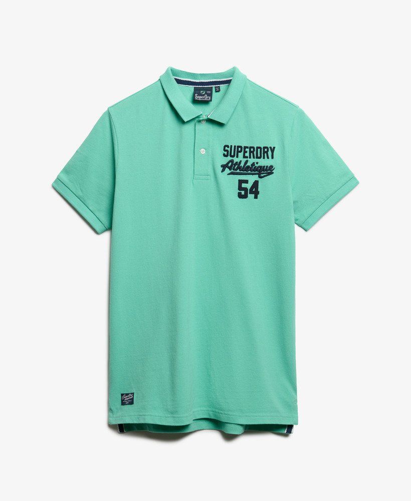 Polo m/c piqué con efecto delavado Superdry Hot Mint