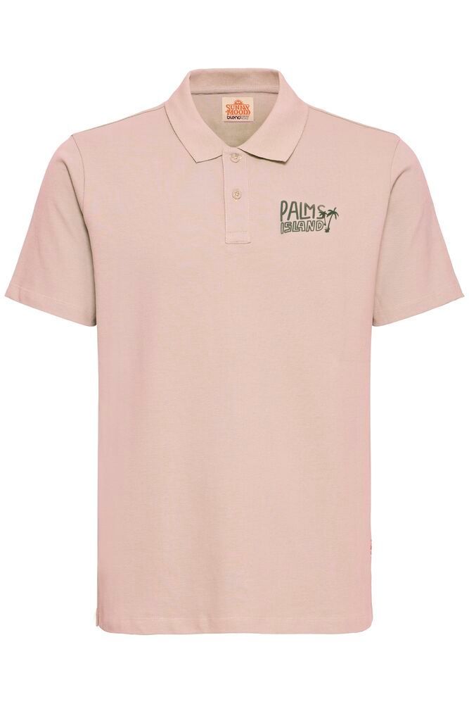 Polo m/c piqué con letras Blend Of America Rose