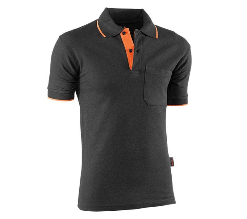 Polo M/Corta Algodon Negro M