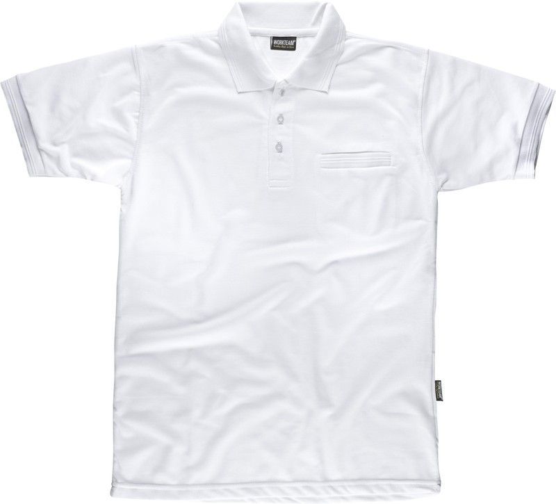 Polo manga corta con un bolso de pecho Blanco