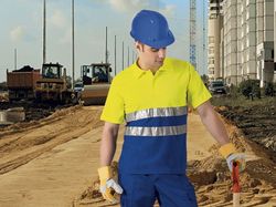 Polo manga corta de alta visibilidad - BUILD