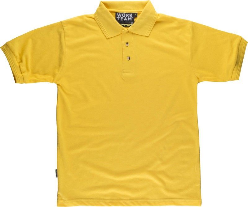 Polo manga corta sin bolsillo Amarillo