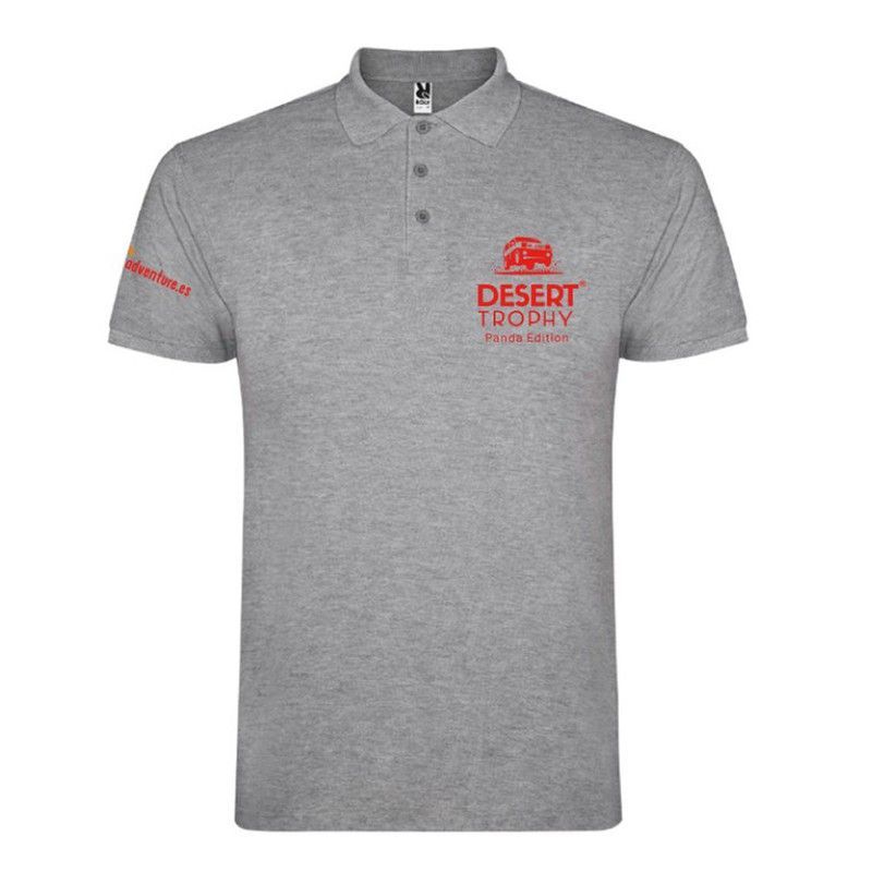 Polo Oficial  Desert Trophy Panda  Hombre