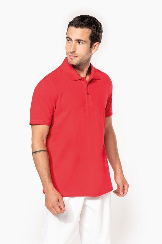 Polo Piqué De Manga Corta De Hombre