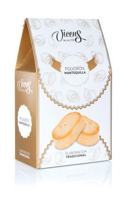 Polvorón de mantequilla 300 grs Vicens