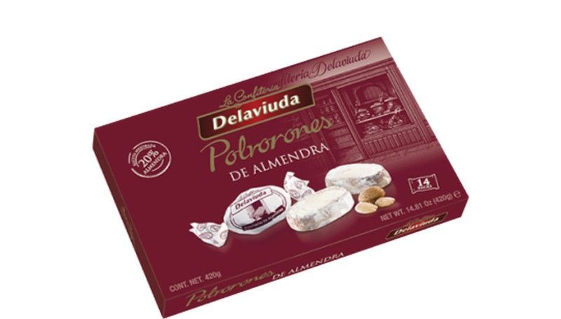Polvorones 20% Almendra Delaviuda 360 GRS