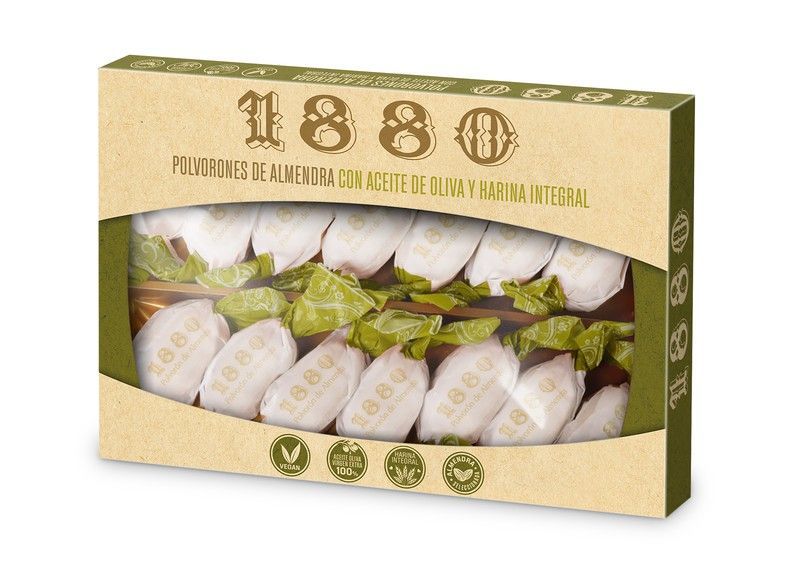 Polvorones de Almendra con Aceite de Oliva 310g Marca 1880