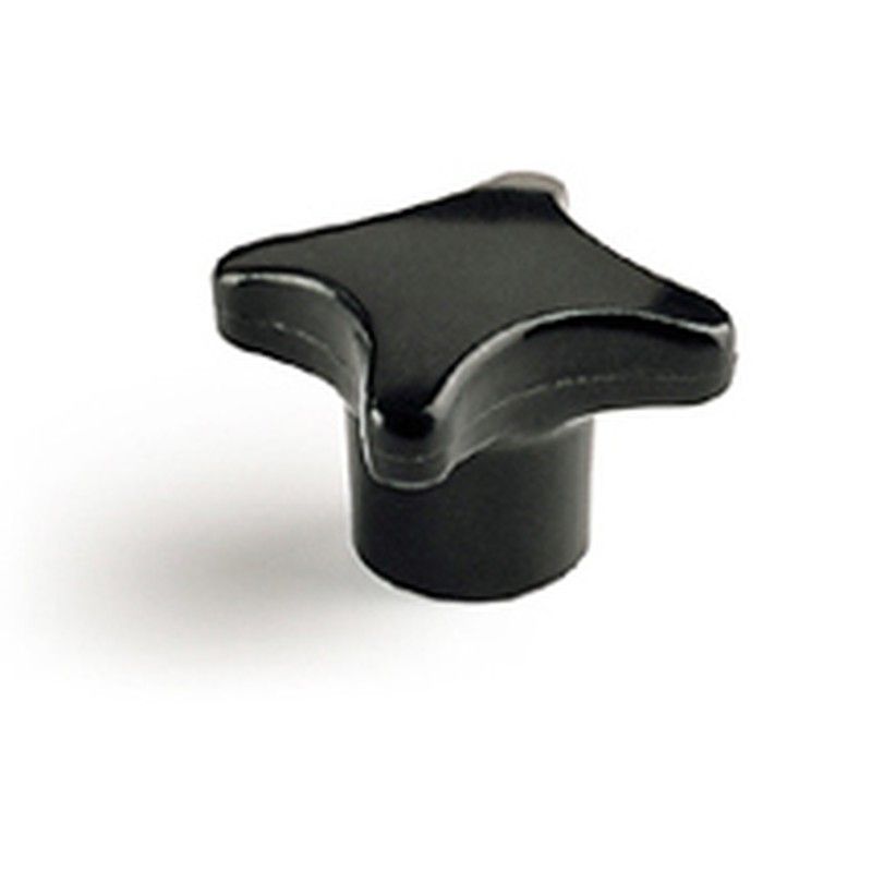 Pomo 4 Puntas Din 6335 Con Casquillo Roscado. Referencia 110021 K