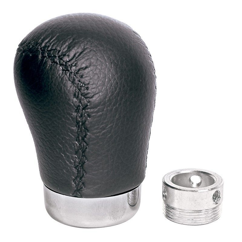 *POMO CAMBIO MARCHAS PIEL NEGRO "ACTIVE"  ( 10 )