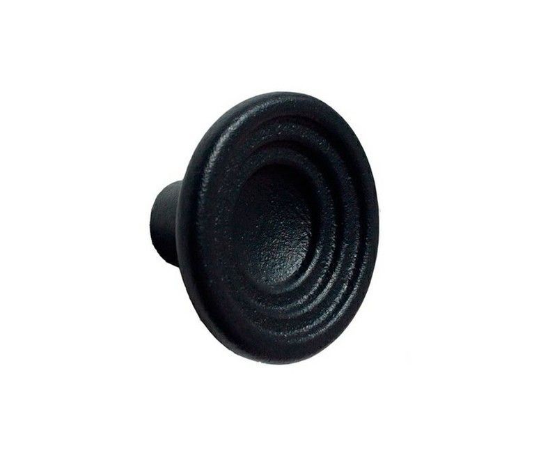 Pomo de hierro forjado Fleur 300030046-9005 Furnipart A3003HF45