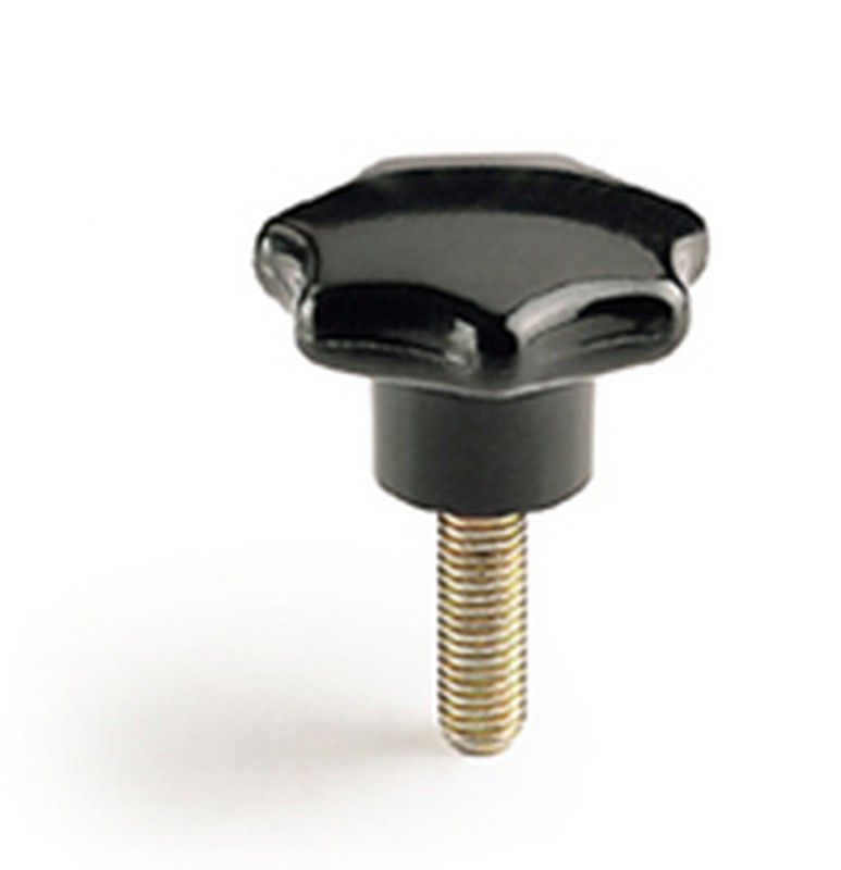 Pomo Din 6336 Con Espiga Roscada. Referencia 110026 T