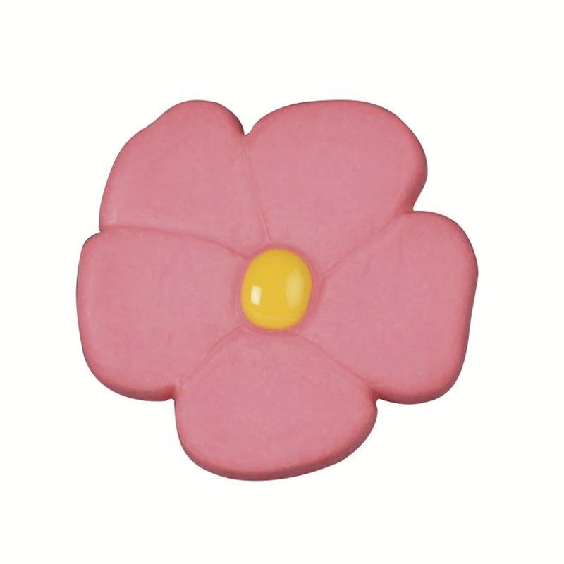 Pomo infantil ESTAMP. Pomo Flor Rosa Nylon Ø 50 Mm.