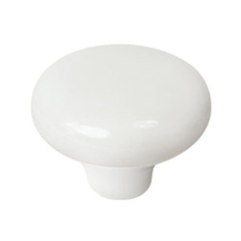 Pomo NESU 45 Pomo 31Mm Porcelana Blanca